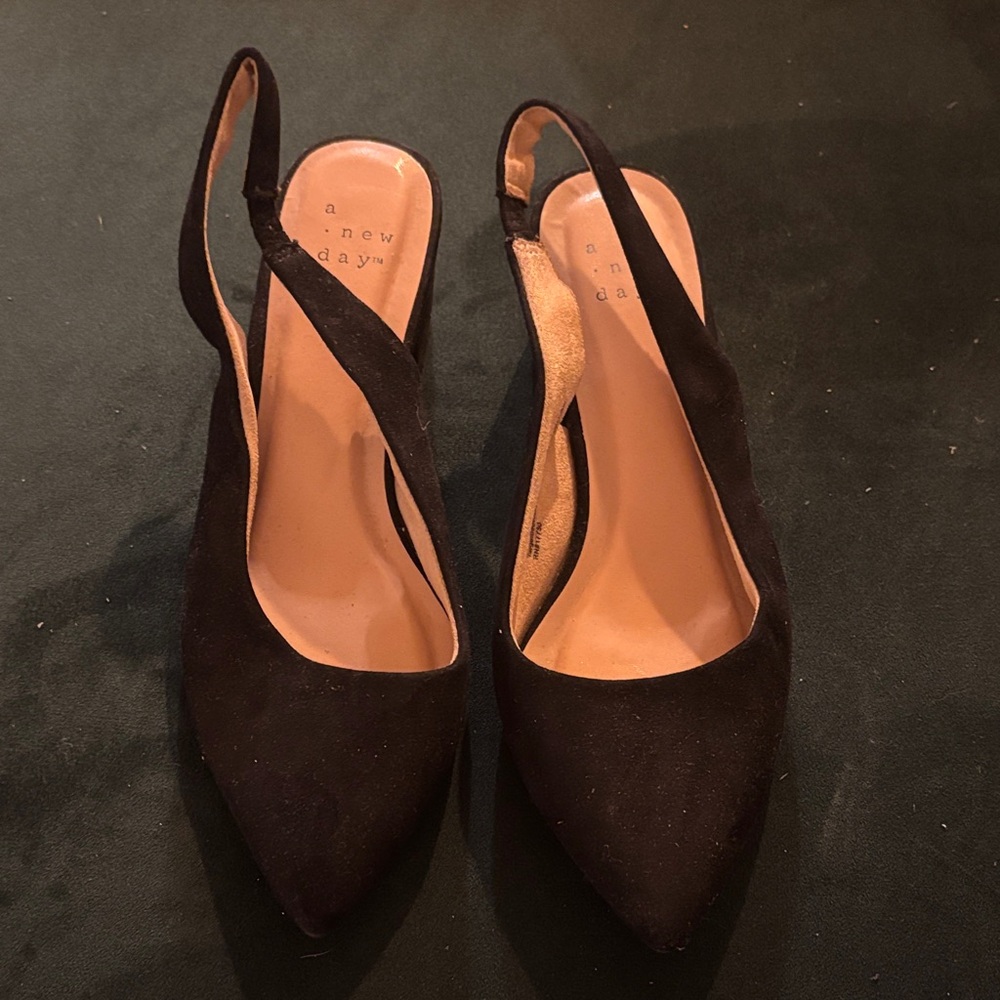 A New Day Women's Elegant Black Heels